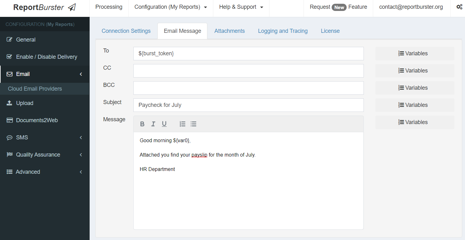 Email Message