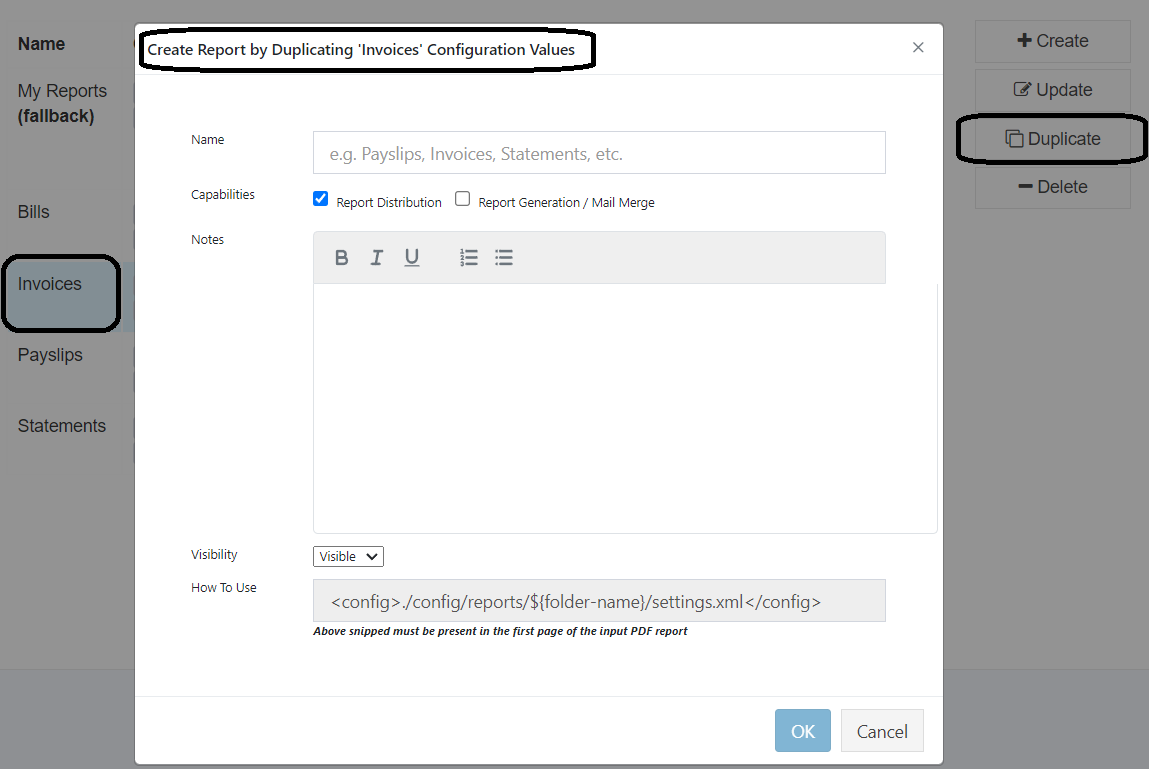 Create a New Configuration Template From an Existing One