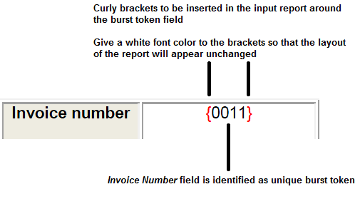 Invoices Burst Tokens Example