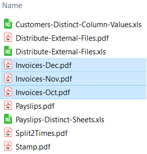 Select Multiple PDF Files to Merge