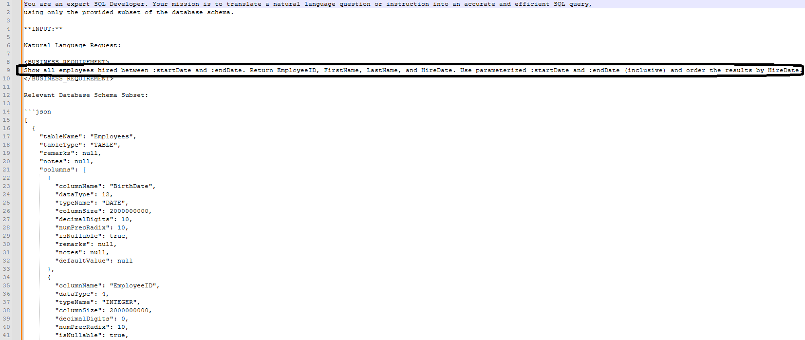 AI Generate SQL Query - ReportBurster