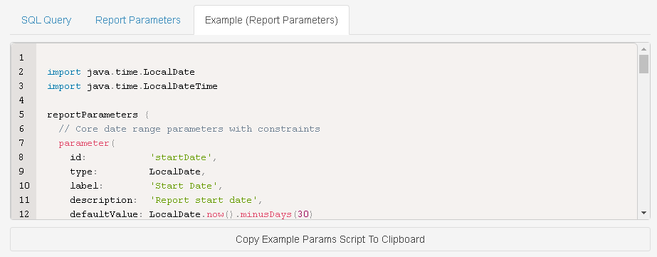 AI Report Parameters - ReportBurster