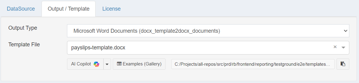 ReportBurster Word Document Output Configuration