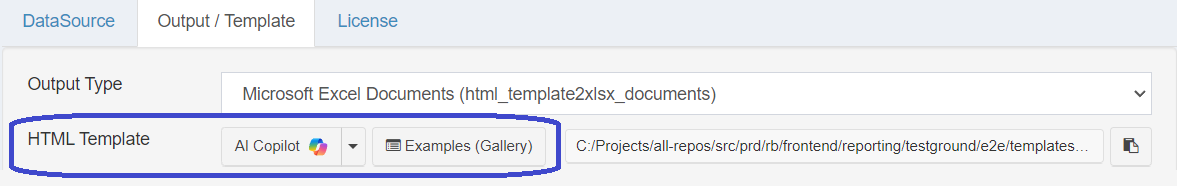 ReportBurster Template Gallery