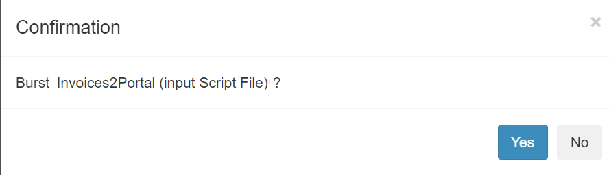 ReportBurster Portal Invoices2Portal Yes Upload